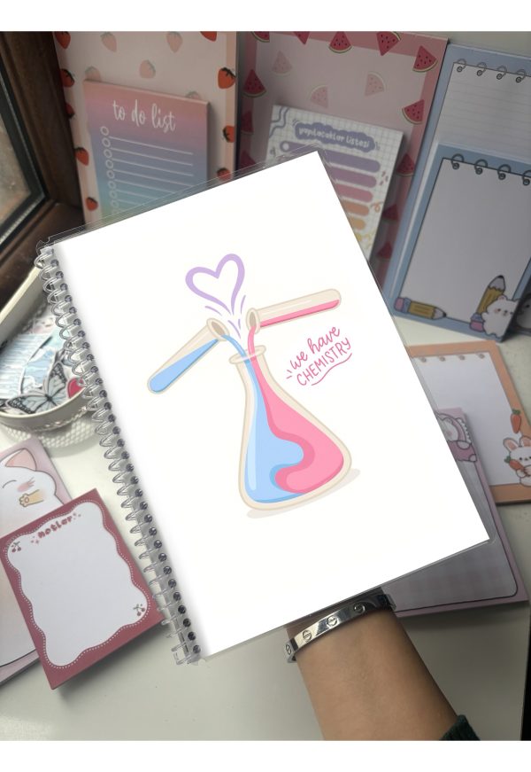 Kimya - laboratuvar - fen bilgisi temalı defter