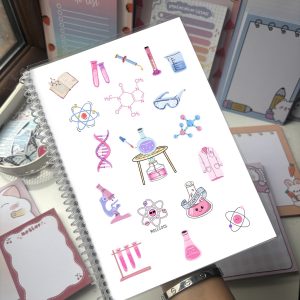 Kimya - laboratuvar temalı defter